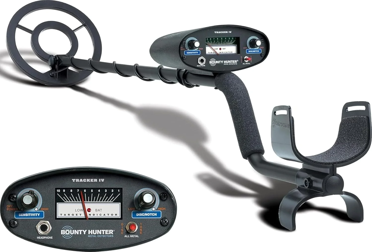 Hunter TK4 Tracker IV Metal Detector ?C All-Terrain Gold, Silver, Coin & Relic Finder with 8 Waterproof Coil - Image 2