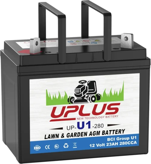 Nook U1 Riding Lawn Mower Battery, 12V 330CCA for Garden Tractors