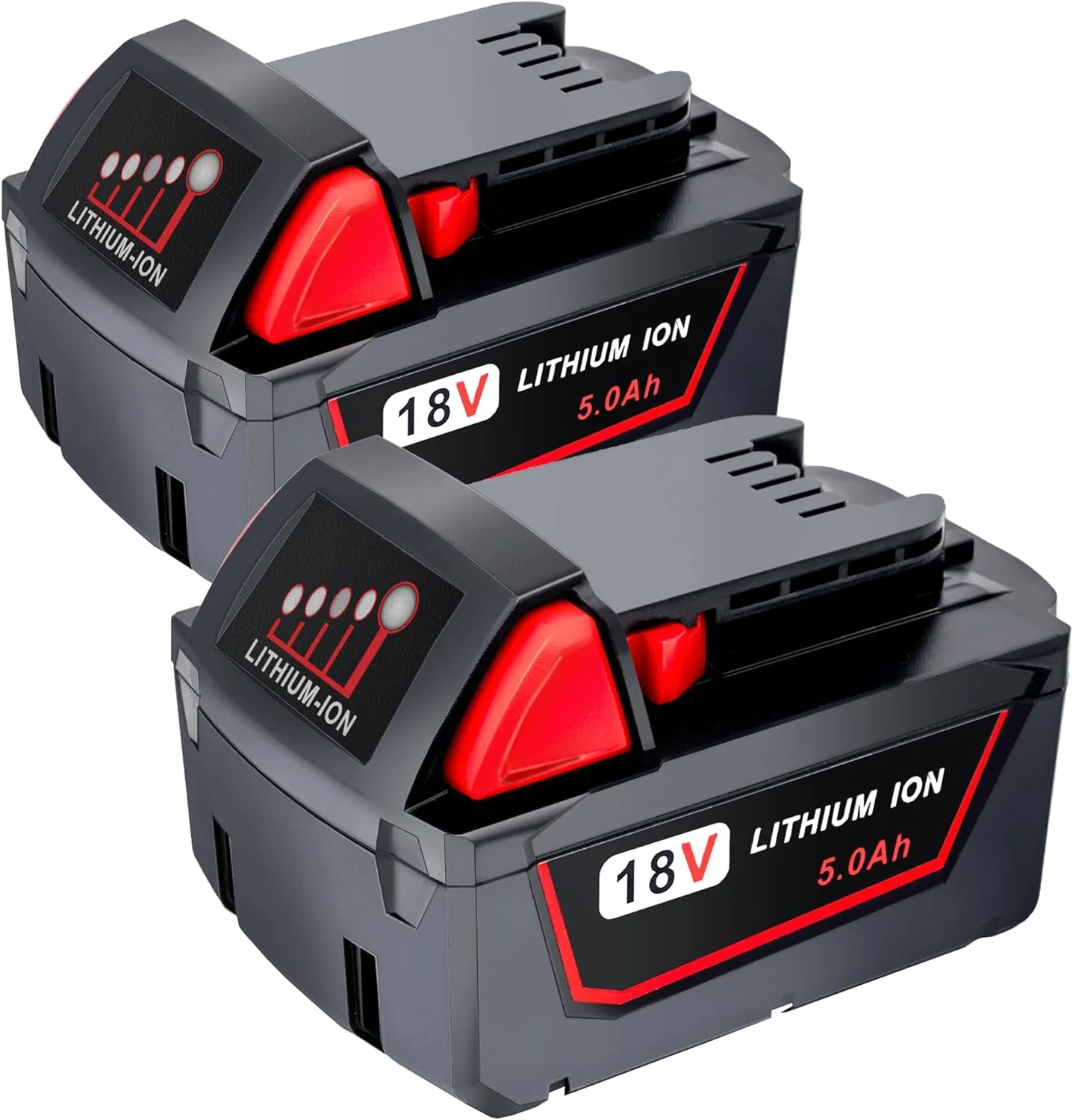 Nook 5.0Ah Replacement Battery for Milwaukee 18V Battery Compatible with Milwaukee M18 Battery 48-11-1850 48-11-1852 48-11-1820 48-11-1828 48-11-1830 - Image 3