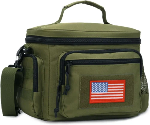 Box for Men, 12L Leakproof Tactical Lunch Bag Large Cooler for work