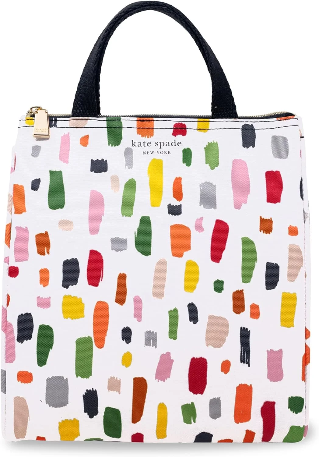 Spade New York, Portable Soft Cooler Lunch Bag with Silver Insulated Interior Lining and Storage Pocket, Joy Dot - Image 2
