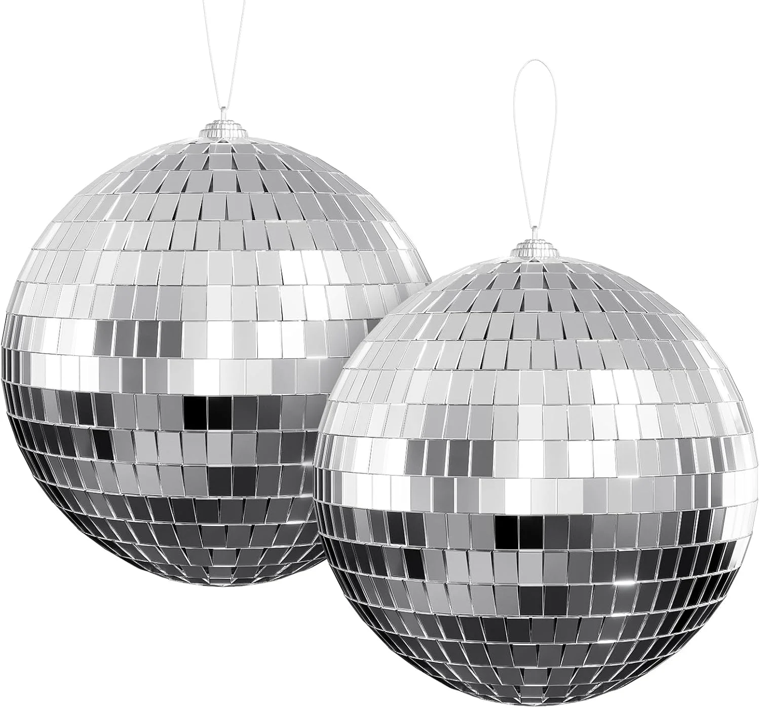 Nook 12-Inch Large Hanging Mirror Ball for Disco Party Decor - Image 2