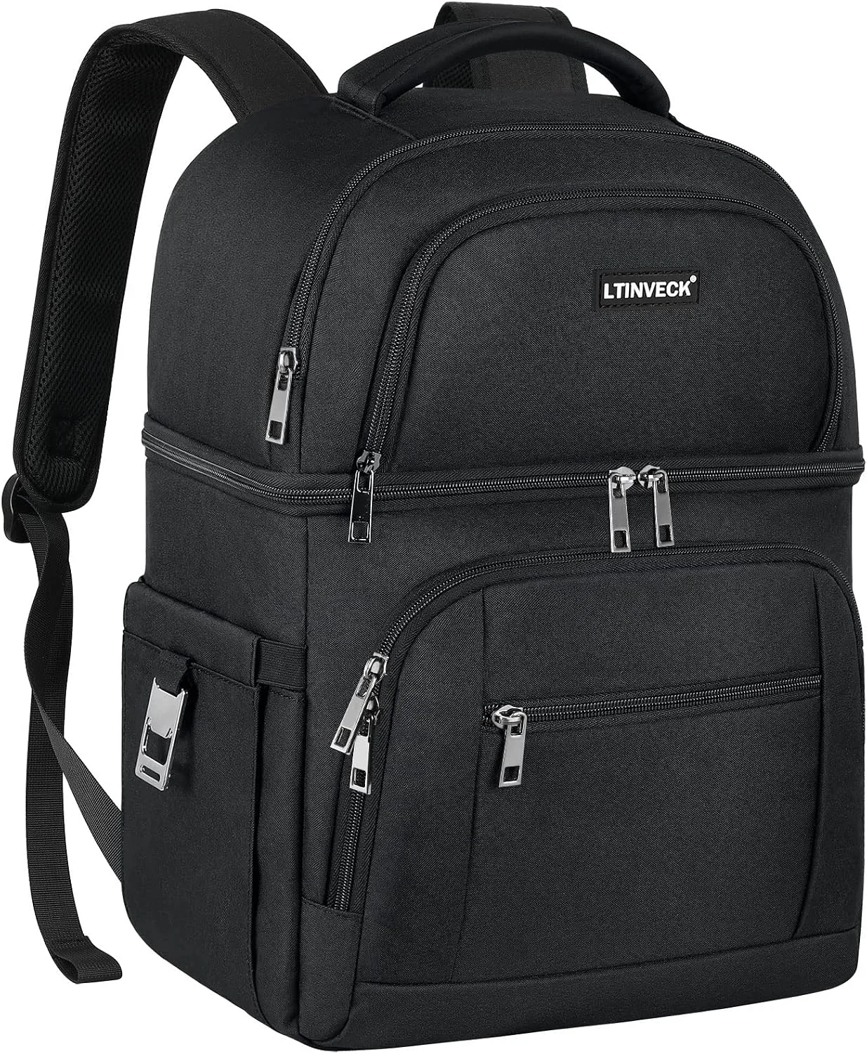 Nook Backpack, Insulated Backpack Cooler Leakproof Double Deck Cooler Bag for Men Women RFID Lunch Backpack - Image 2