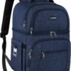 Nook Backpack, Insulated Backpack Cooler Leakproof Double Deck Cooler Bag for Men Women RFID Lunch Backpack