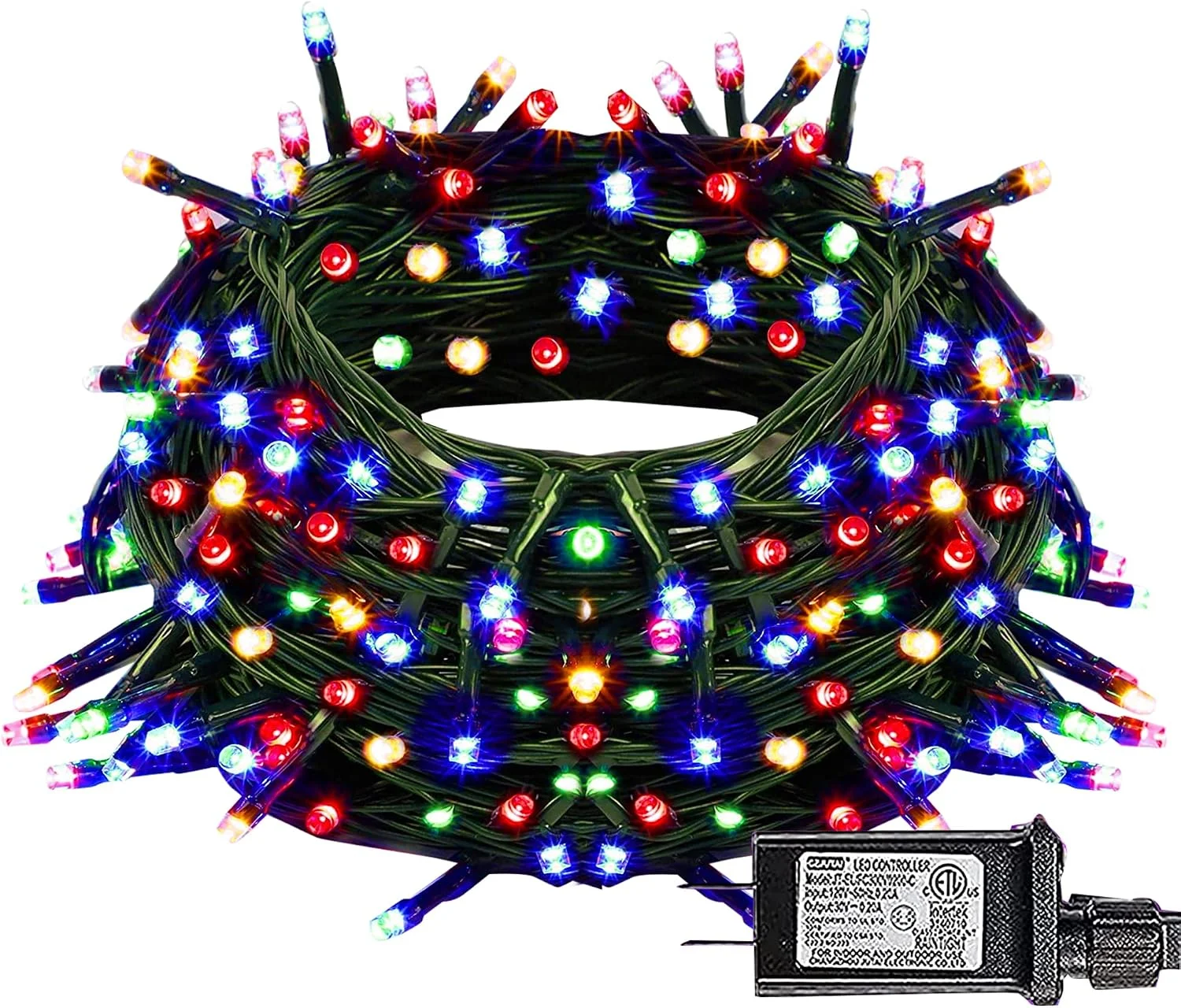 Nook Bright Smart Color Changing Christmas Lights, 66FT 200 LED RGB String Lights with Remote & App Controlled - Image 4