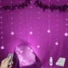 Nook Wishing Ball Curtain Lights 200 LED Window Curtain String Lights with Remote, USB Battery Powered Twinkle Globe Fairy Lights for Wedding Party Bedroom
