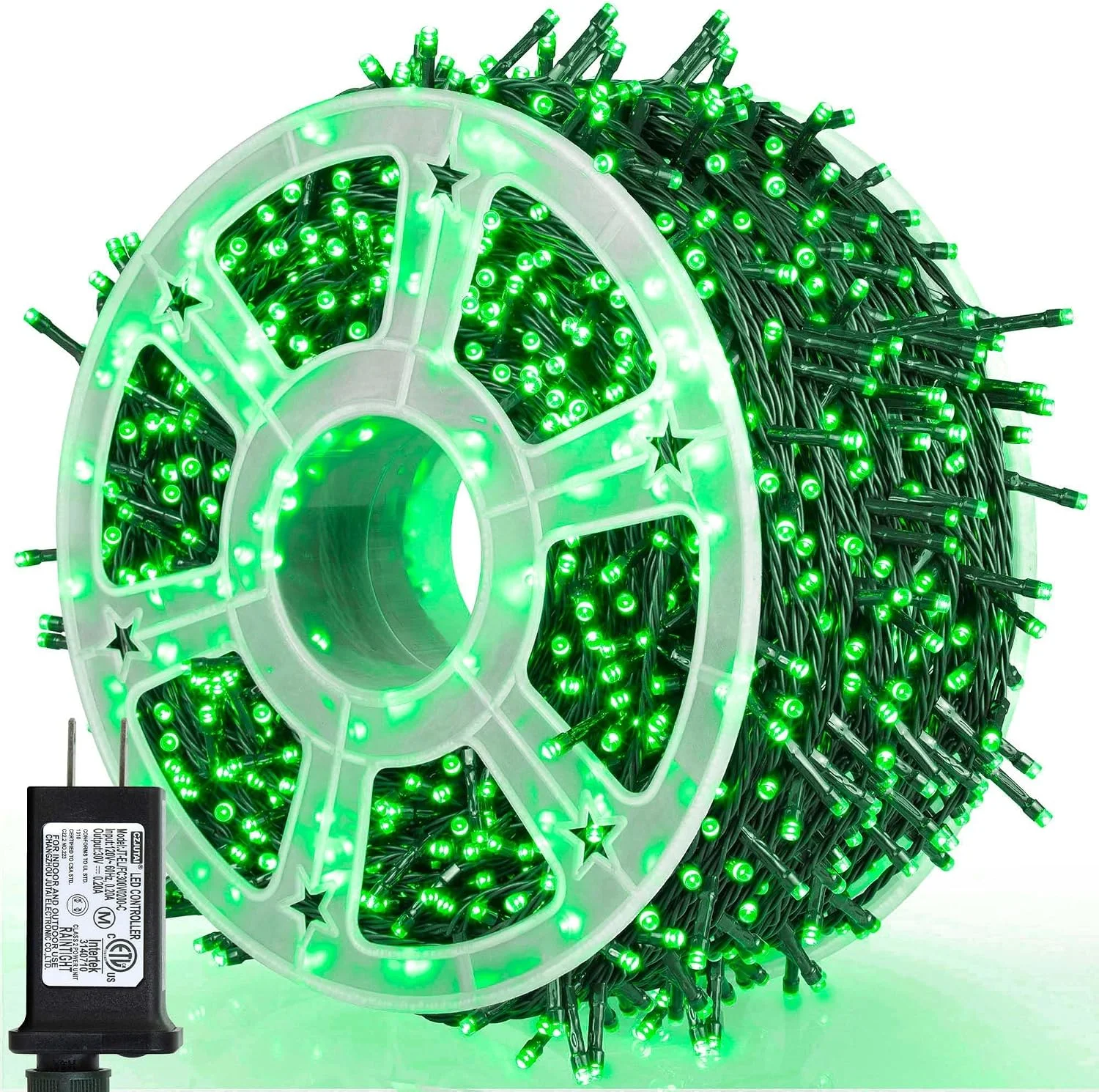 Nook 500 LED Halloween Lights Outdoor,164 FT Twinkle Lights Waterproof