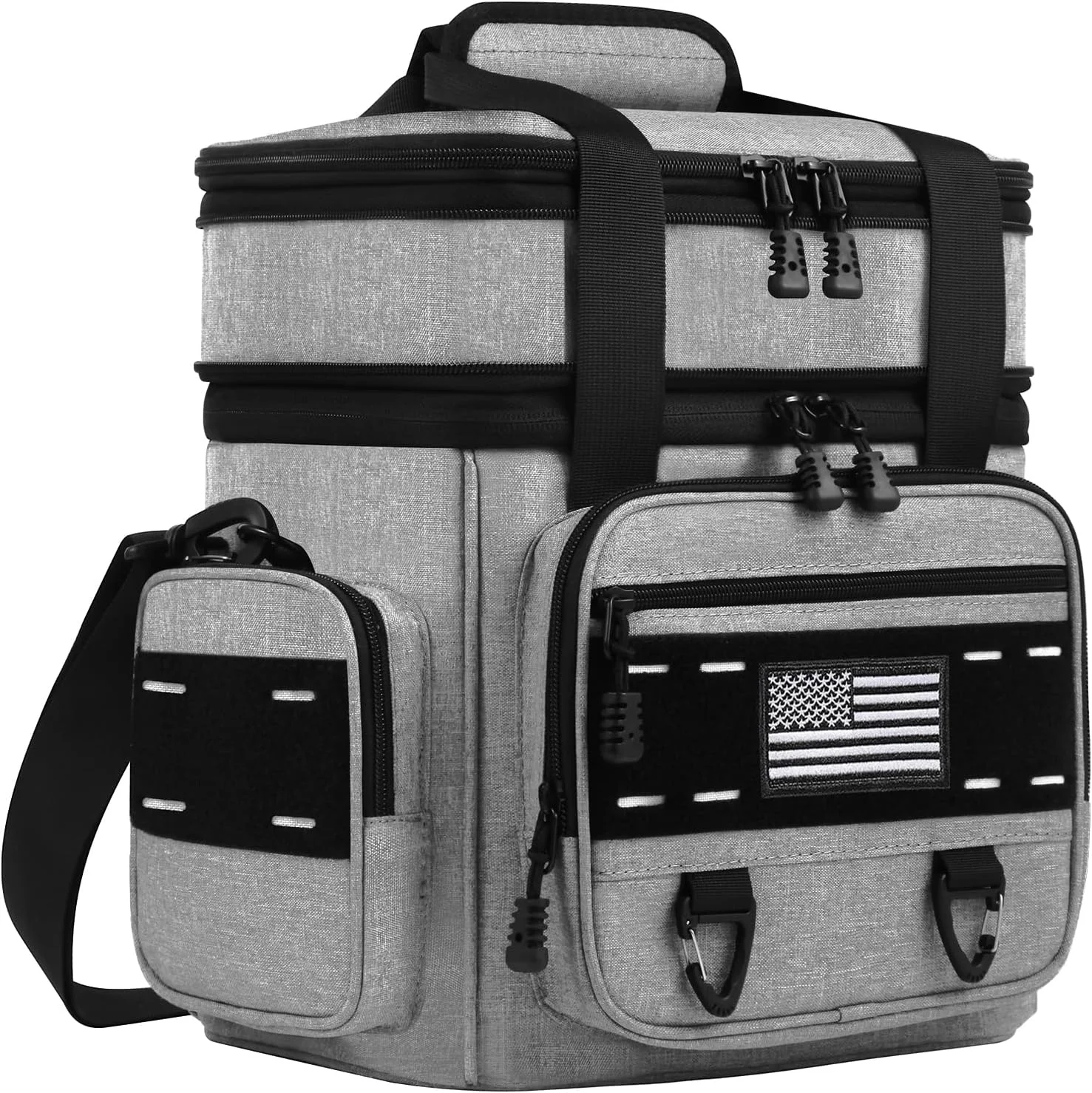 Nook Tactical Insulated Lunch Box Men Double Deck Heavy Duty Cooler Bag - Image 3