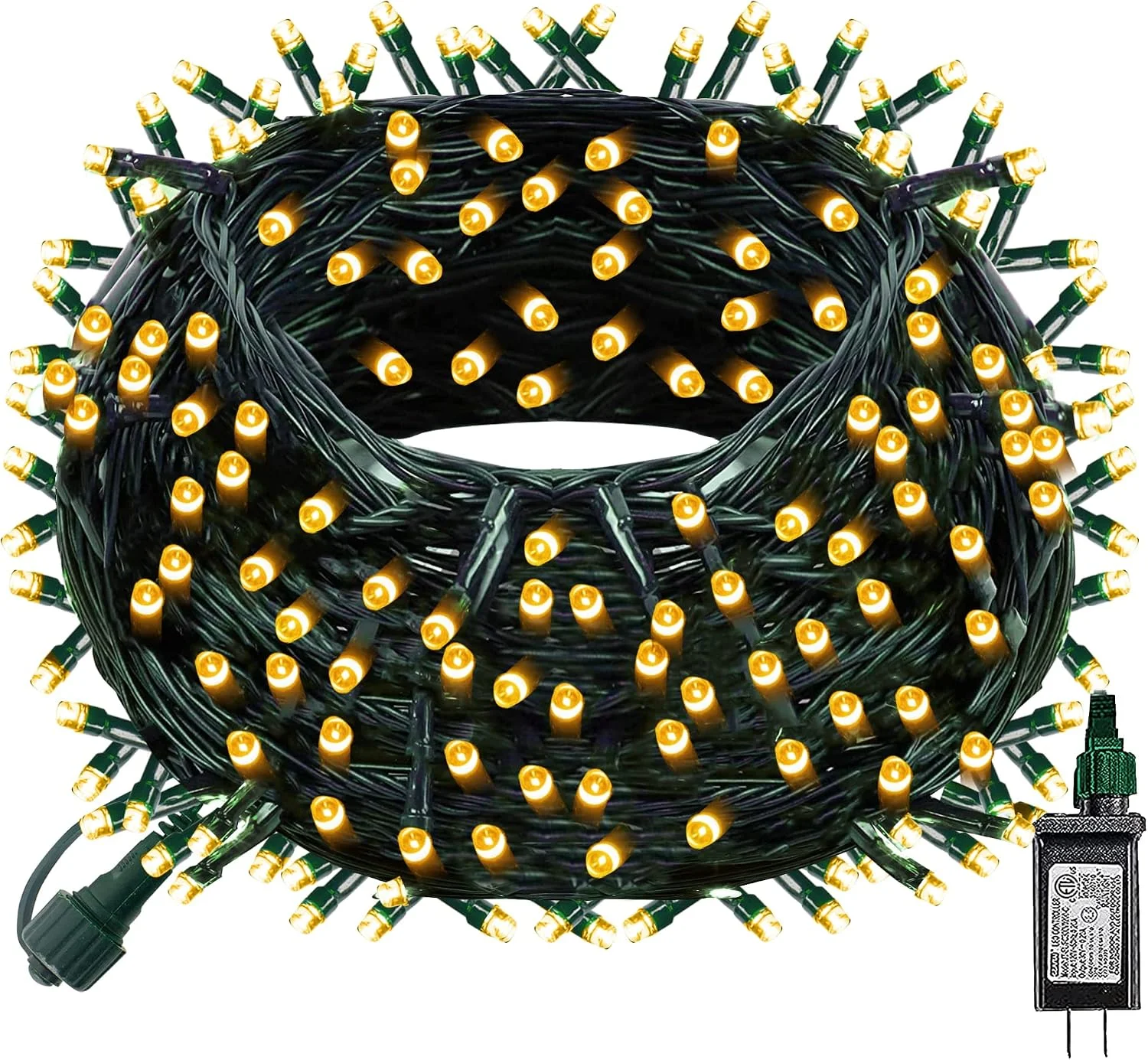 Nook Bright Smart Color Changing Christmas Lights, 66FT 200 LED RGB String Lights with Remote & App Controlled - Image 3