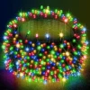 Nook Bright Smart Christmas String Lights, 98FT 300 LED RGB Color Changing String Lights with Remote & App Controlled