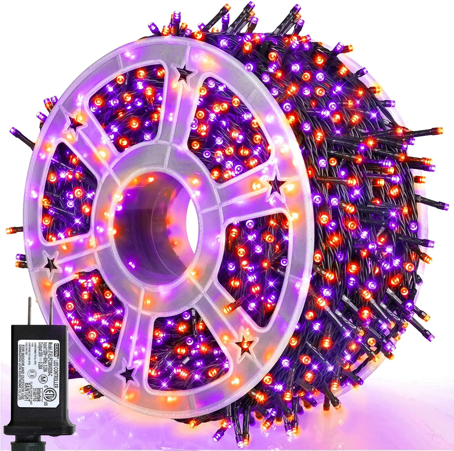 Nook 500 LED Halloween Lights Outdoor,164 FT Twinkle Lights Waterproof - Image 2