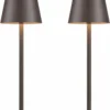 Nook 4 Pack Gold Rechargeable Led Cordless Table Lamps