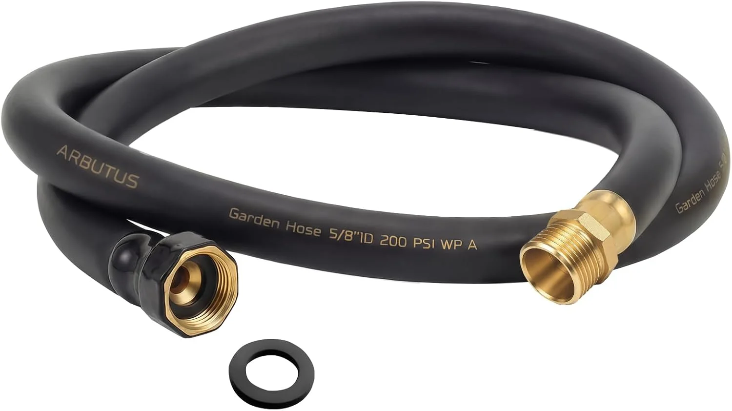 Nook Hose 5/8 x 100ft, Brass Rubber Heavy Duty Water Hose 600 PSI Burst Pressure - Image 12