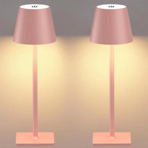 Alternative view of Nook 4 Pack Gold Rechargeable Led Cordless Table Lamps