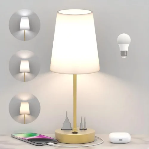 Nook Bedroom Table Lamp, Dimmable