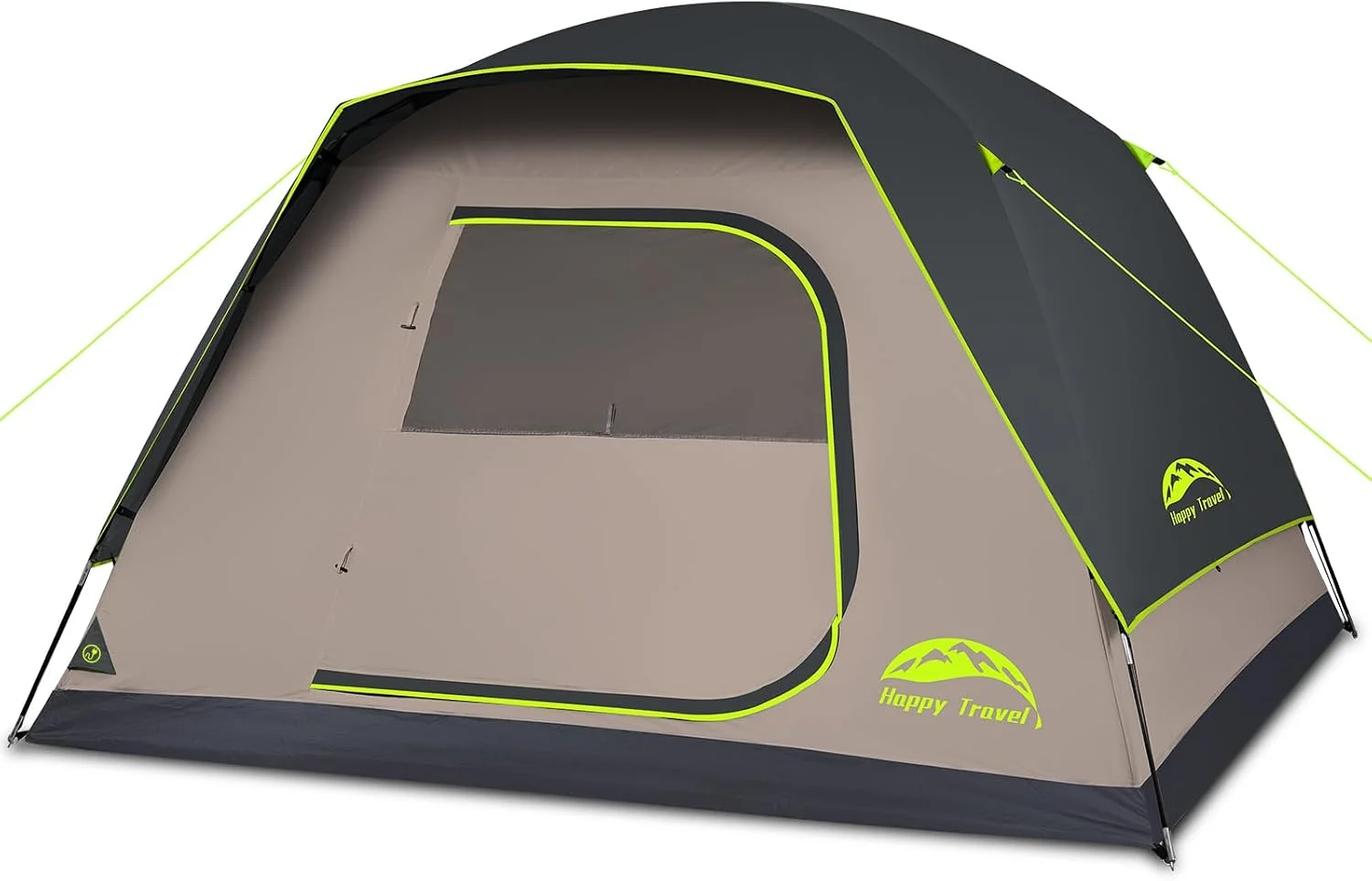 Travel Camping Tent, 4/6 Person Dome Tents for Camping with Rainfly, Waterproof Clip Easy Setup Portable Family - Image 3