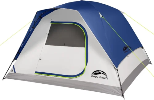 Alternative view of Nook Travel Camping Tent, 4 Person Dome Tents for Camping with Rainfly, Waterproof Clip Easy Setup Portable Family Tent