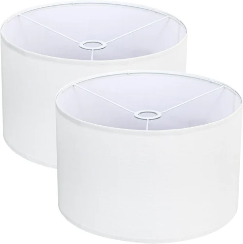 Nook Drum Lamp Shades Set of 2 16 Top x 16 Bottom x 10 High