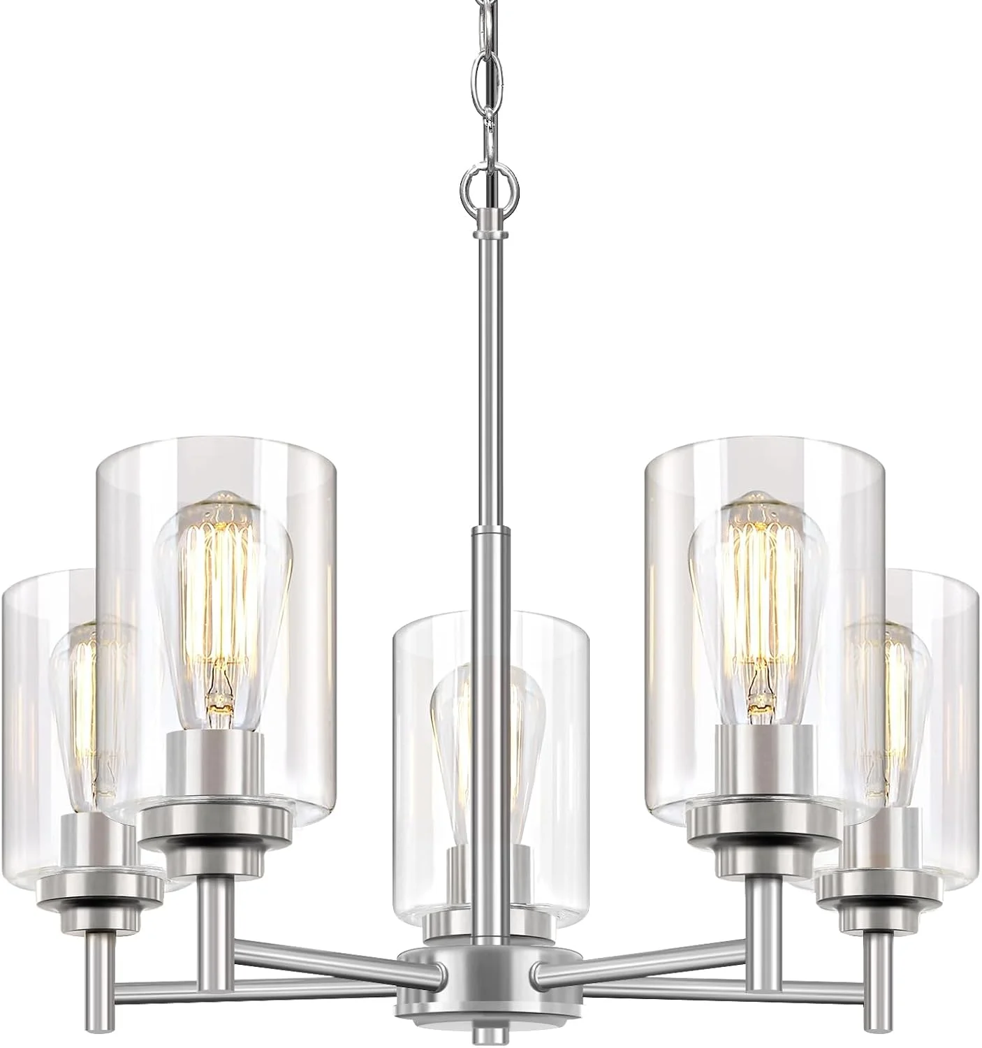 Nook 33.5'' Dia 8-Light Chandelier for Dining Room Kitchen Island