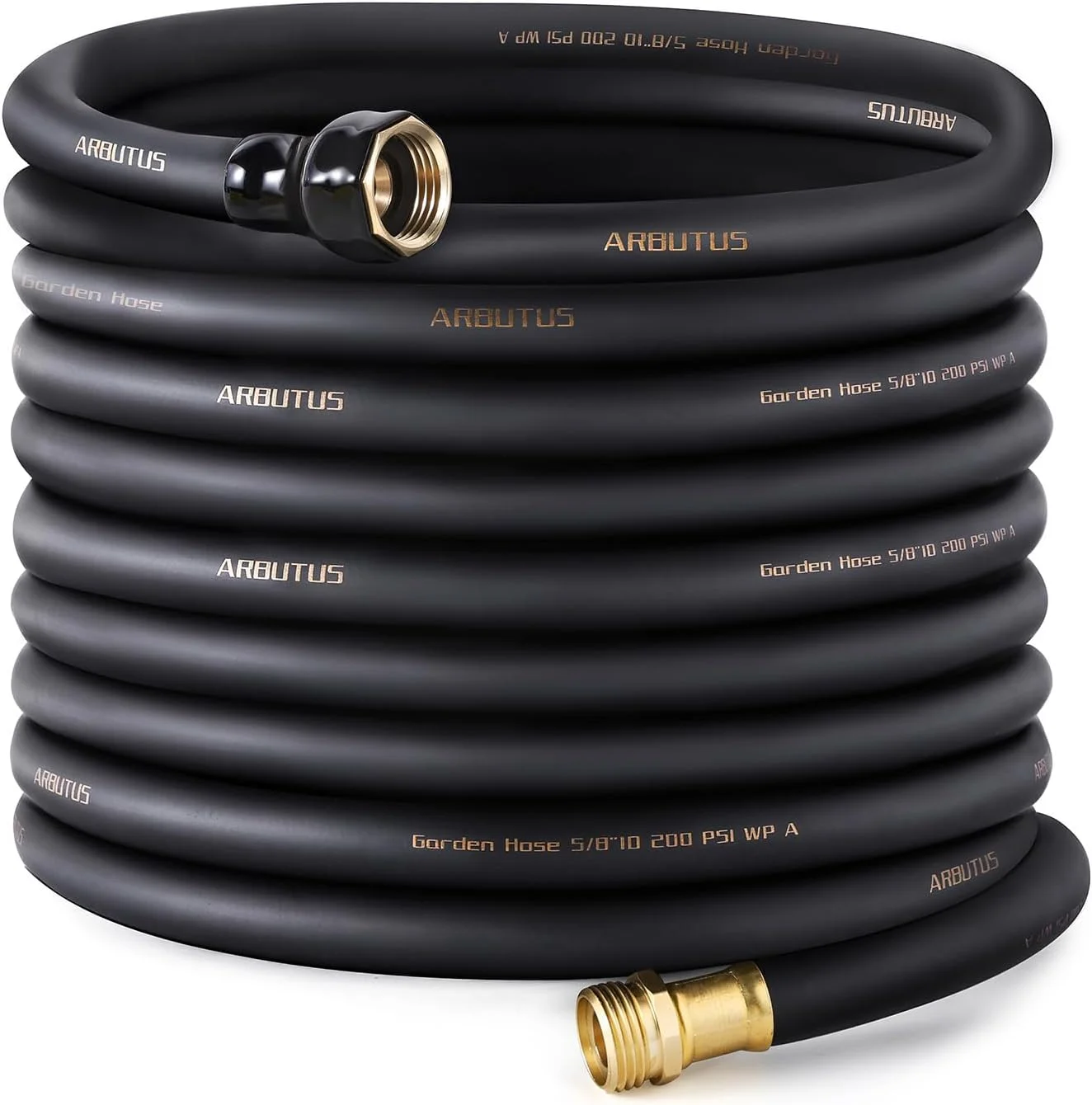 Nook Hose 5/8 x 100ft, Brass Rubber Heavy Duty Water Hose 600 PSI Burst Pressure - Image 6