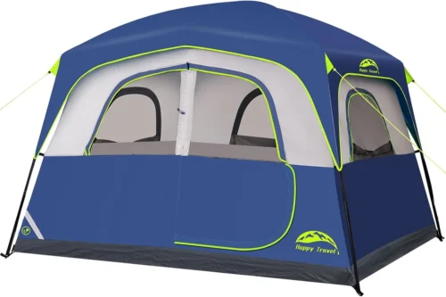 Nook Travel Tent 6 Person Tents for Camping, Waterproof Easy Setup Camping Tent with Rainfly