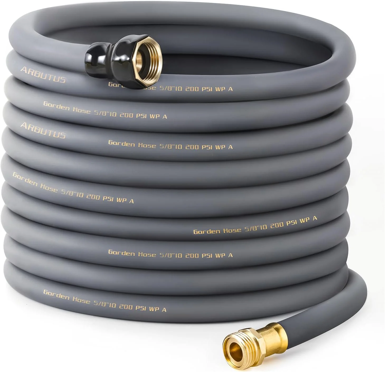 Nook Hose 5/8 x 100ft, Brass Rubber Heavy Duty Water Hose 600 PSI Burst Pressure - Image 2