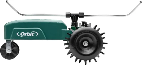 Nook Traveling Tractor Water Sprinkler, Self-Propelled Traveling Sprinkler for Wide Lawn Coverage