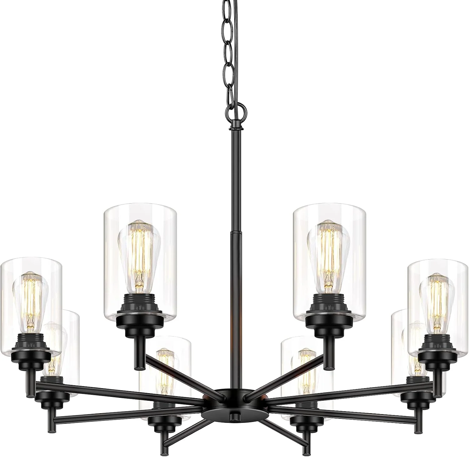 Nook 33.5'' Dia 8-Light Chandelier for Dining Room Kitchen Island - Image 10