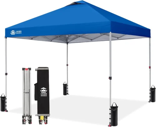 Alternative view of Nook SHADES 10x10 Pop Up Canopy, Patented CenterLok One Push Tent Canopy, 8 Stakes, 4 Ropes (10x10