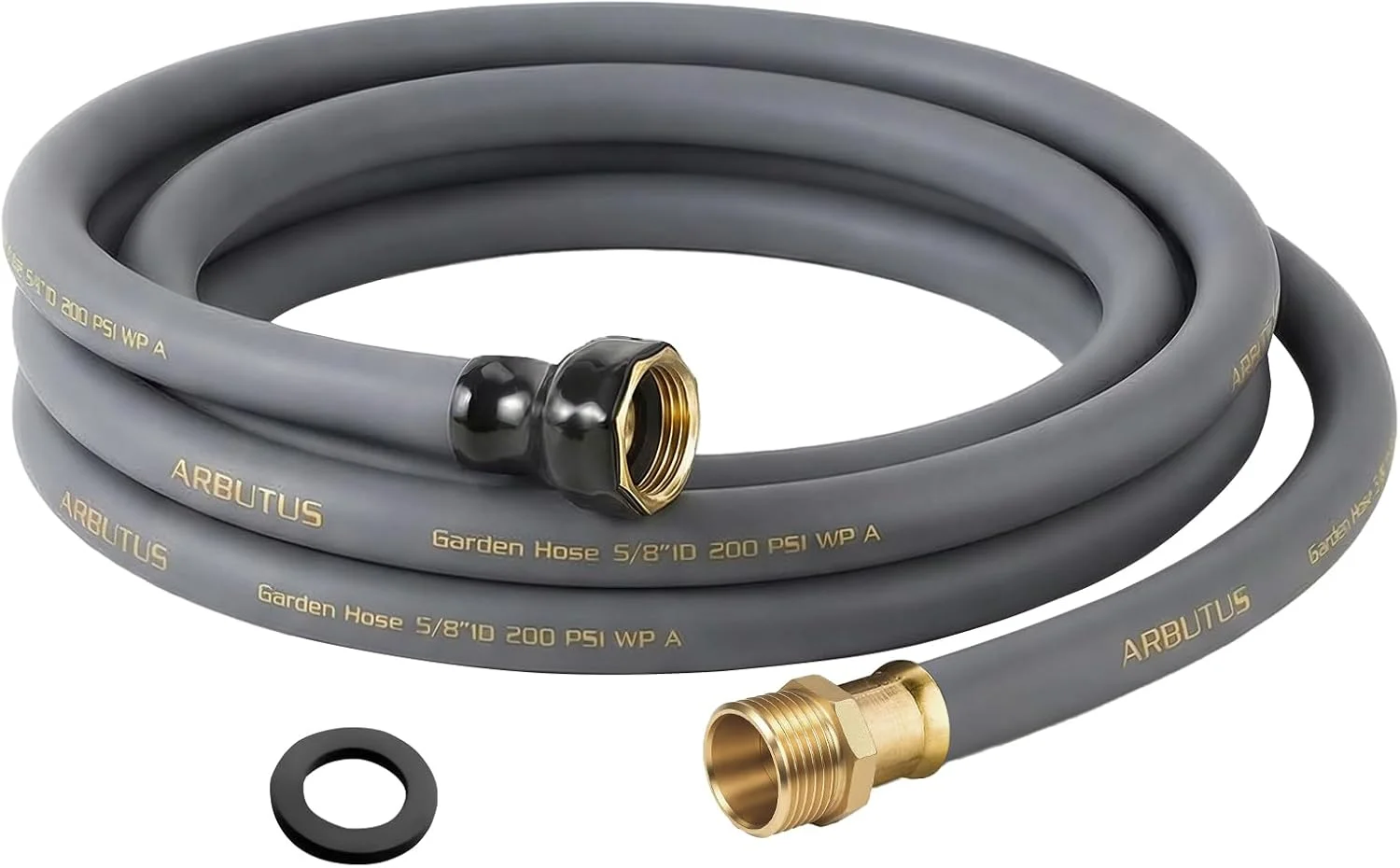 Nook Hose 5/8 x 100ft, Brass Rubber Heavy Duty Water Hose 600 PSI Burst Pressure - Image 10