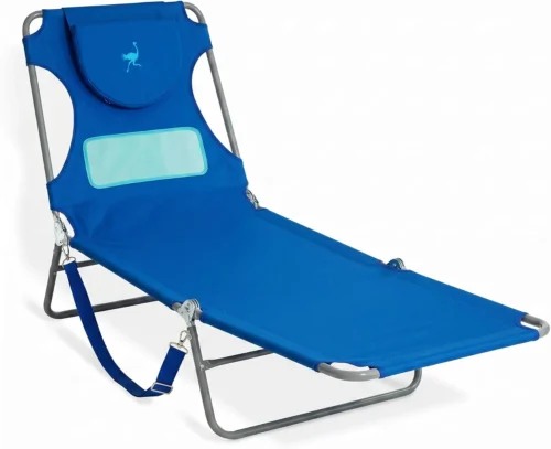 Nook the Ladies Comfort Lounger with Chest Support, Foldable and Portable Reclining Outdoor Patio Beach Lawn Camping