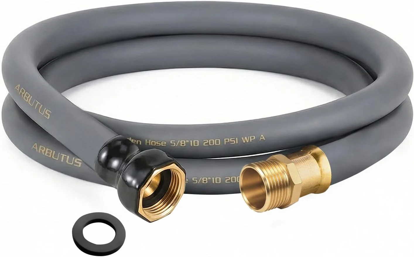 Nook Hose 5/8 x 100ft, Brass Rubber Heavy Duty Water Hose 600 PSI Burst Pressure - Image 11