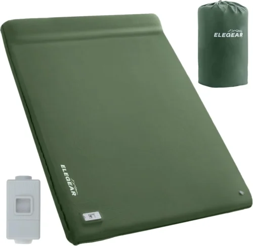 CumbreX™ Self Inflating Sleeping Pad, 3.15 Ultra-Thick Memory Foam Camping Pad with Pillow Fast Inflating in 20s