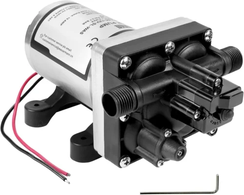 Nook RV Pump, 12V Self-priming RV Water Pressure Pump 4.0GPM 45PSI with Pressure Switch