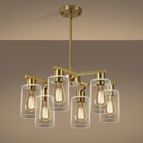 Nook 4-Light Modern Farmhouse Black Chandelier