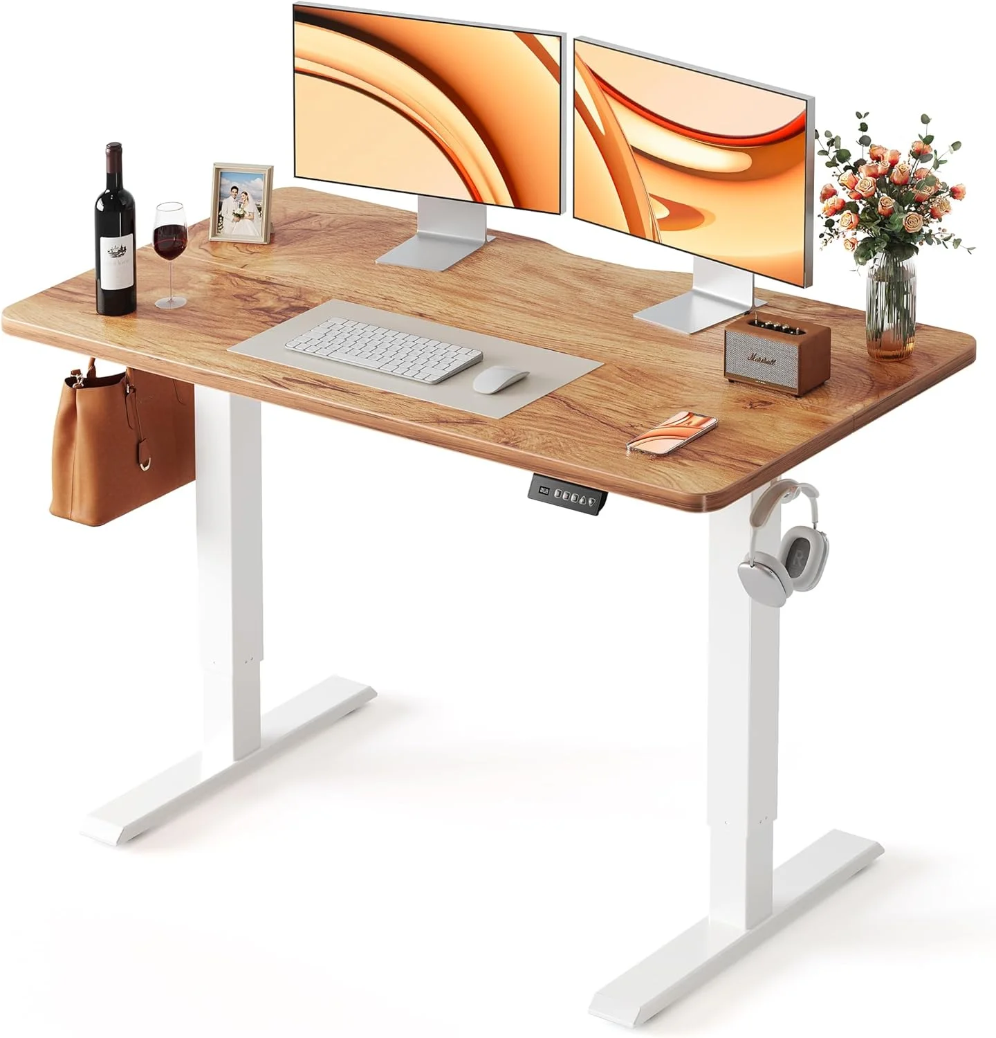 Nook Standing Desk, 48 × 24 Inches Electric Height Adjustable - Image 6
