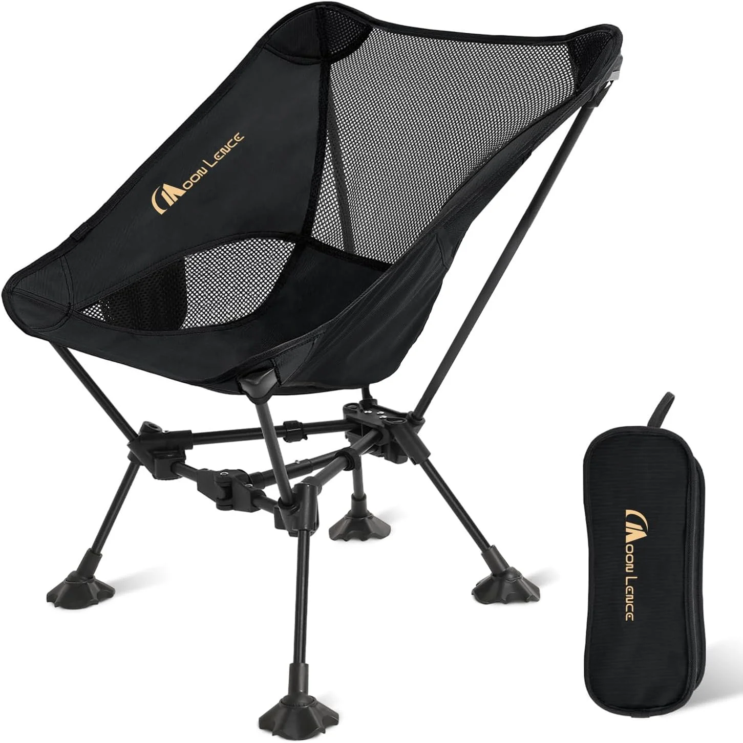 Nook LENCE 2 Pack Portable Camping Chairs Backpacking Chair, The 4th Generation Ultralight Folding Chair - Image 7