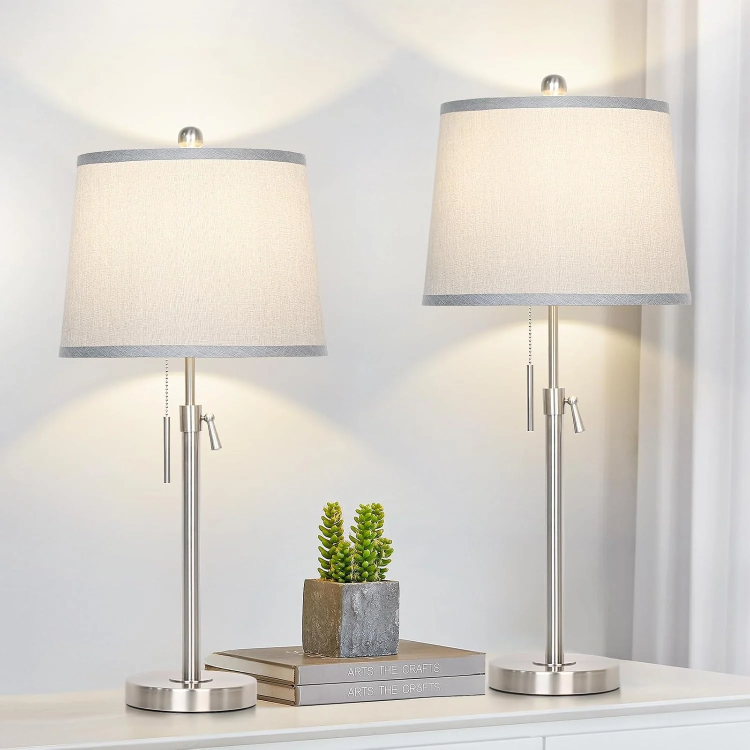 Nook Lamp Set of 2, 3-Color Temperature, Bulb Included - Image 5