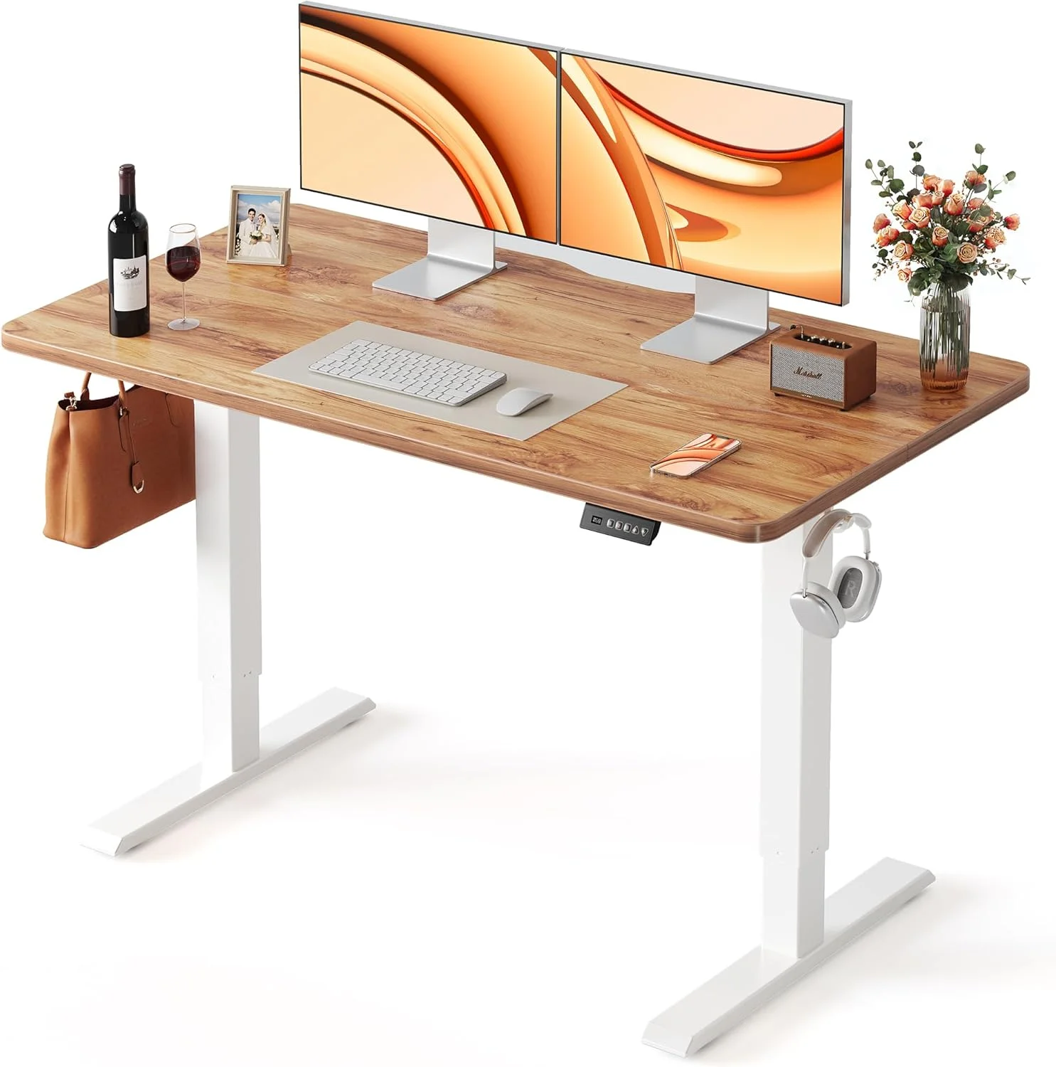 Nook Standing Desk, 48 × 24 Inches Electric Height Adjustable - Image 4