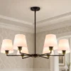 Nook Gold Chandeliers for Dining Room, 6 Light