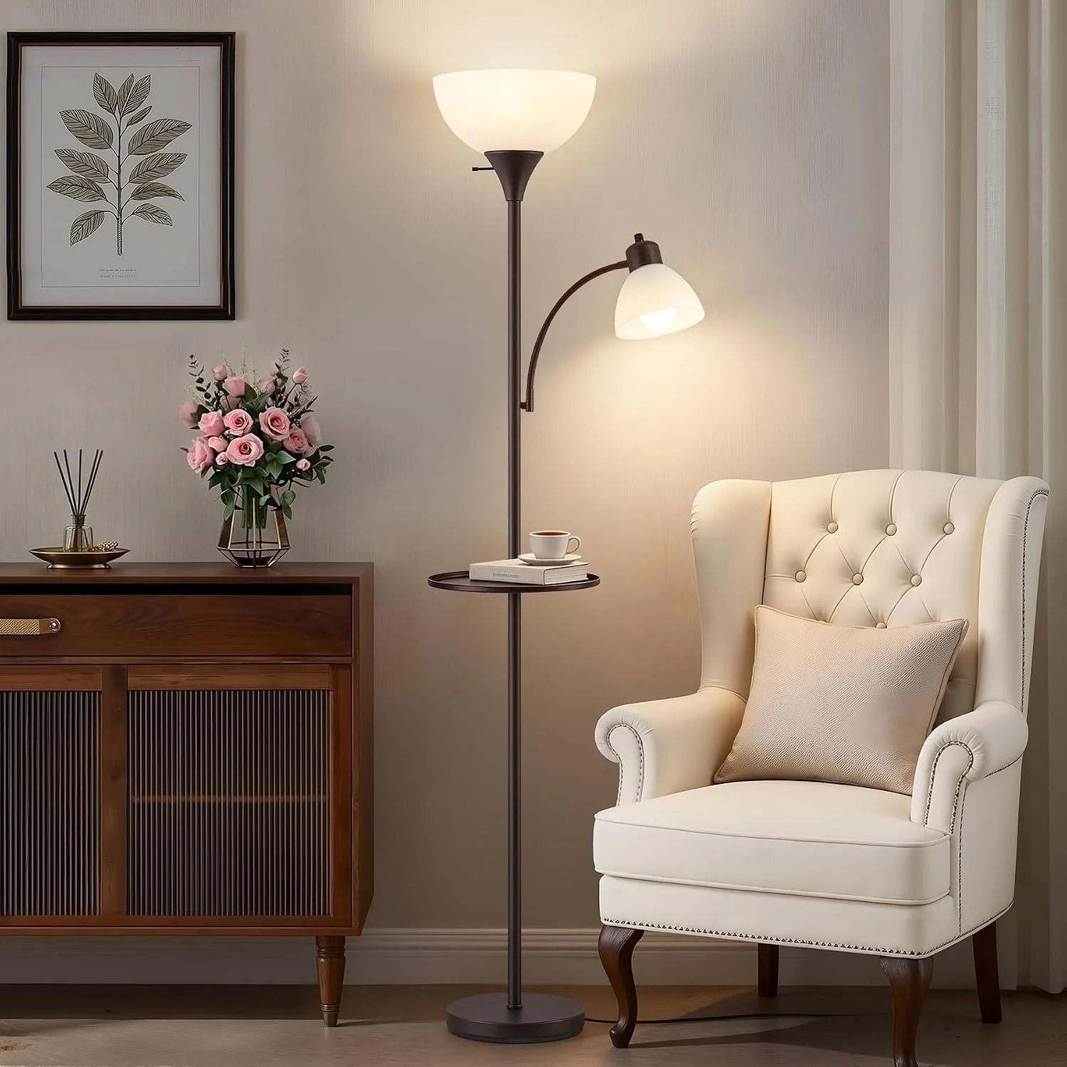 Floor Lamp, Bulb Included, Industrial Lamps for Living Room - Image 4