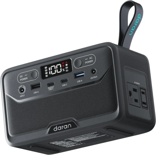 Nook Portable Power Station 89.6Wh LiFePO4 Battery, Solar Power Bank with AC Outlet 100W/110V