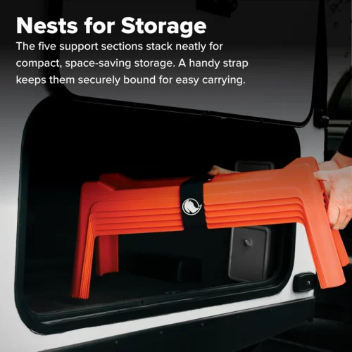 Alternative view of Nook Rhino RV Sewer Hose Support Kit, Extends Over Uneven Terrain for Easy Drainage, Holds Up to 15-Feet of RV Sewer