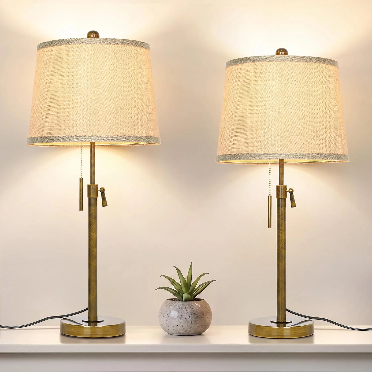 Nook Lamp Set of 2, 3-Color Temperature, Bulb Included - Image 3