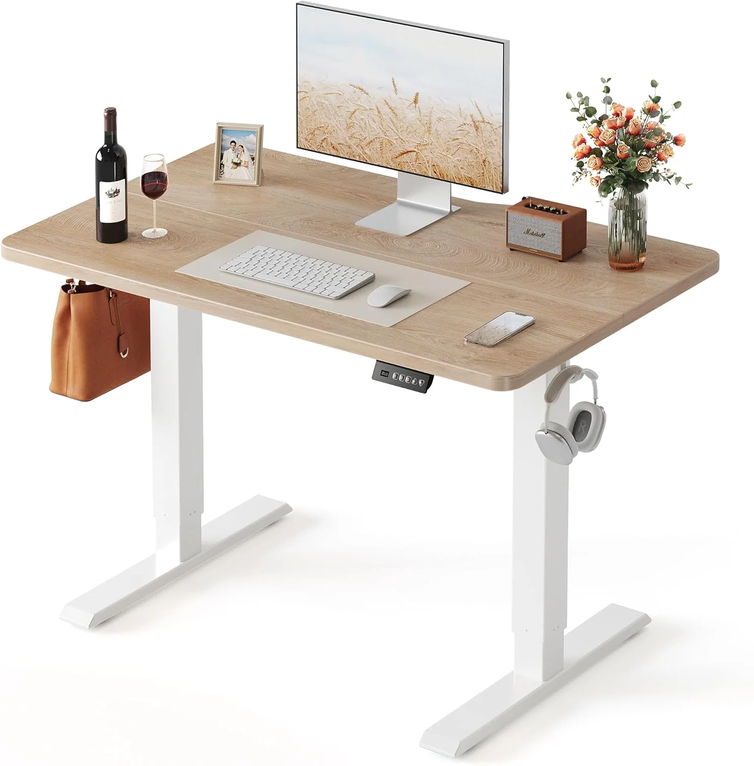 Nook Standing Desk, 48 × 24 Inches Electric Height Adjustable - Image 3