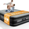 Nook Air Mattress Queen with Built-in Pump 18, Comfortable Self-Inflating Air Mattress with High-Speed Pump