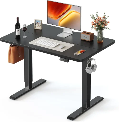 Nook Standing Desk, 48 × 24 Inches Electric Height Adjustable