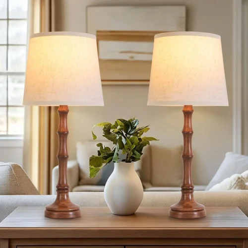 Nook Modern Farmhouse Table Lamp Bedside Reading Lamps Living Room End Tables Set Lamps for Night Stands Bedroom