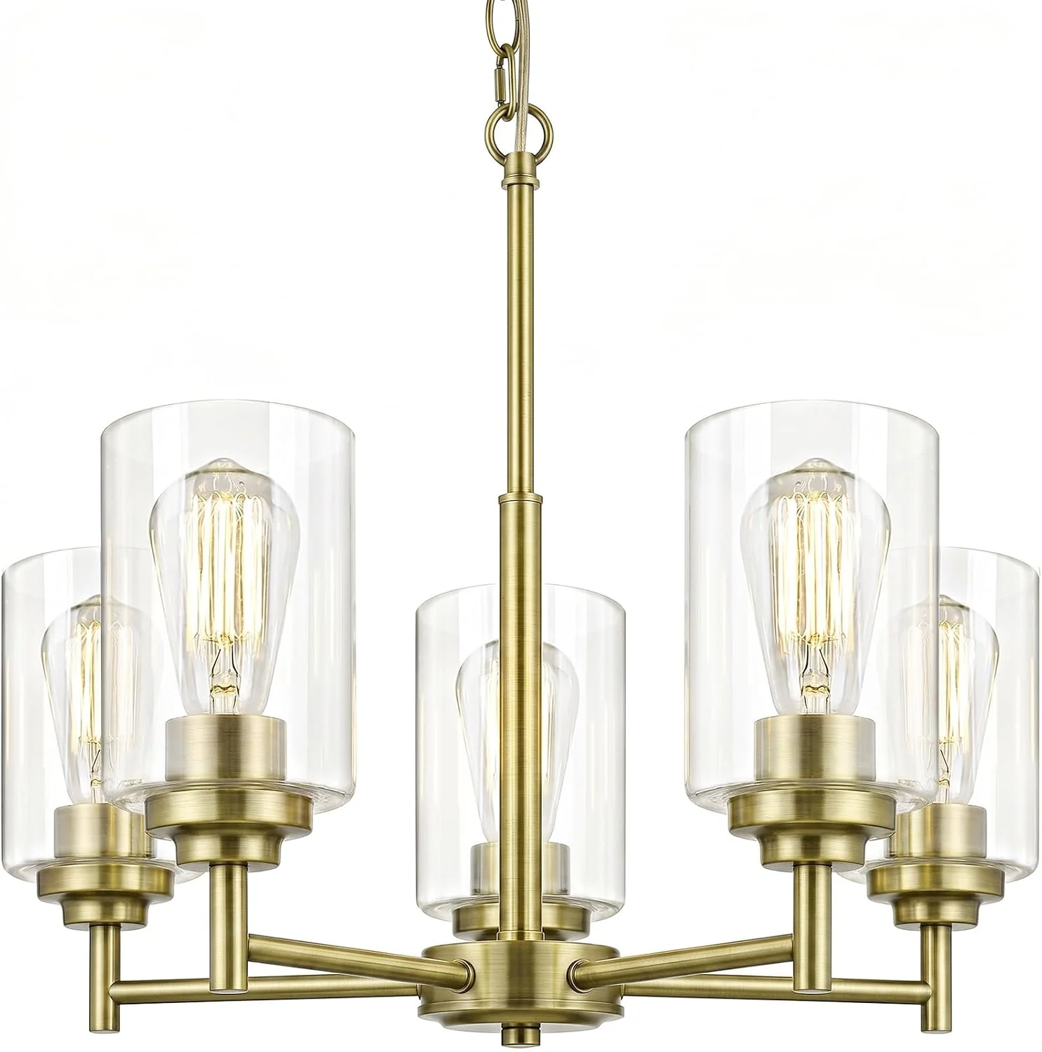 Nook 33.5'' Dia 8-Light Chandelier for Dining Room Kitchen Island - Image 3