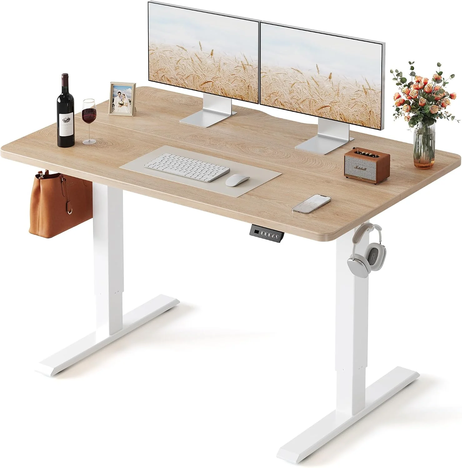 Nook Standing Desk, 48 × 24 Inches Electric Height Adjustable - Image 17
